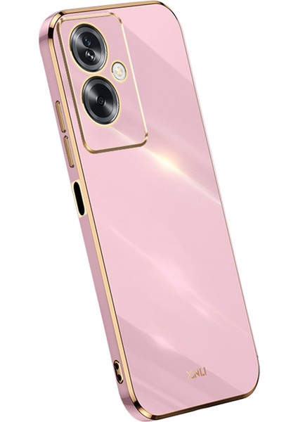 Xınlı Oppo A2 5G/A79 5g Telefon Kılıfı Yumuşak Tpu Galvaniz Kaplama-Mor (Yurt Dışından)