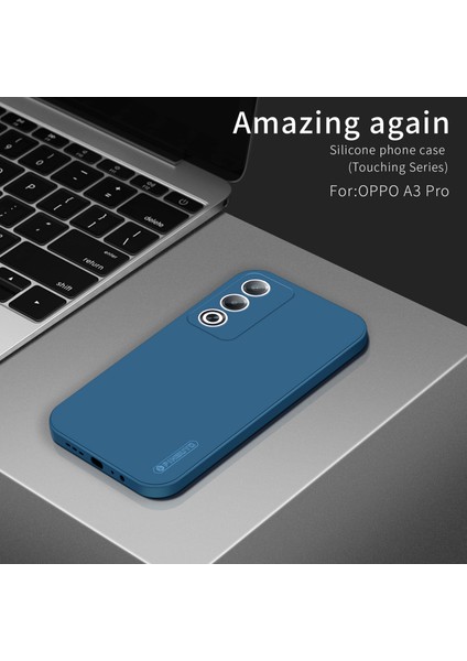 Pınwuyo Jk Dokunmatik Serisi Oppo A3 Pro (Küresel)5g/(Hindistan)5g Kılıfı Ipeksi Dokunuşlu Yumuşak Tpu Telefon Arka Kapağı-Lacivert (Yurt Dışından) fiyatları