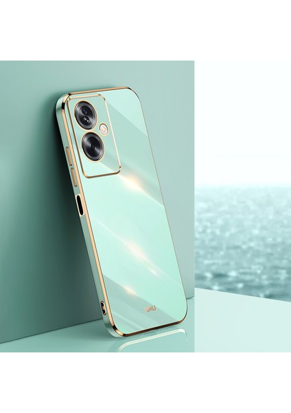 Xınlı Oppo A2 5G/A79 5g Telefon Kılıfı Yumuşak Tpu Galvaniz Kaplama-Camgöbeği (Yurt Dışından) modelleri