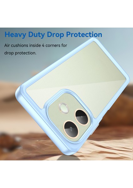 Oppo A5 Pro 4g(Global)/5g(Global)/a5 Energy 5g(China) Kılıf Tpu+Akrilik Koruyucu Şeffaf Telefon Kılıfı-Mavi (Yurt Dışından) fiyatları