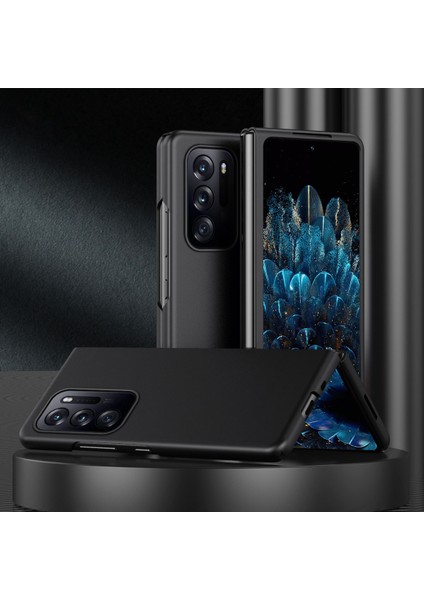 Oppo Find N Ka Yüzey Cilt Dokunma Hissi Pc Telefon Çoklu Renk Engelsiz Katlanabilir Koruyucu Kılıf-Siyah (Yurt Dışından) indirimleri