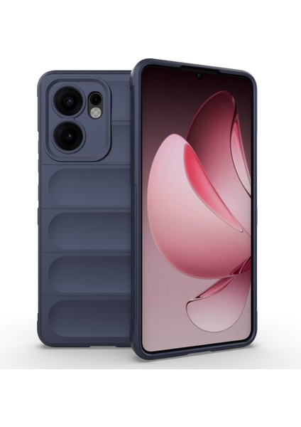 Oppo RENO13 F 5g Kılıf Düşmeye Karşı Yumuşak Tpu Sağlam Telefon Arka Kapağı-Koyu Mavi (Yurt Dışından)