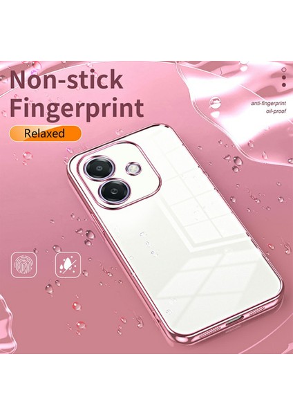 Oppo A3X 5g Kılıf Galvanik Çerçeve Yumuşak Tpu Telefon Kılıfı-Mor (Yurt Dışından) fırsatları