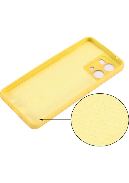 Oppo Reno8 4g Sıvı Silikon Telefon Kılıfı Yumuşak Astarlı Düşmeye Dayanıklı Kılıf Kayışlı-Sarı (Yurt Dışından) fırsatları