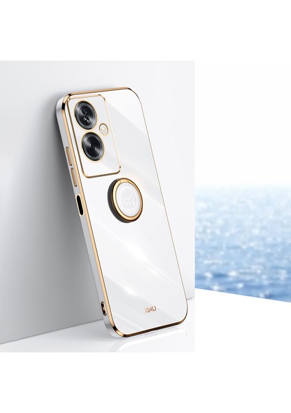 Xınlı Oppo A2 5G/A79 5g Yumuşak Tpu Kılıf Galvanik Teknoloji Kickstand Kapak-Beyaz (Yurt Dışından) indirimleri