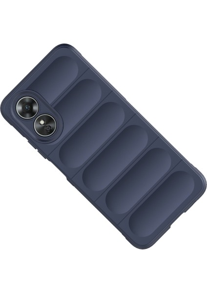 Oppo A17 4g Için Darbeye Dayanıklı Cep Telefonu Kılıfı, Düşmeye Lı Yumuşak Tpu Koruyucu Kılıf-Koyu Mavi (Yurt Dışından) fiyatları