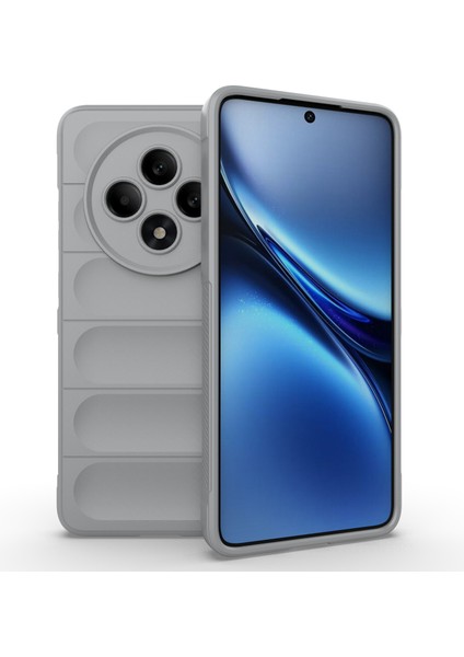 Oppo RENO12 F 5g Kılıf Düşmeye Karşı Yumuşak Tpu Sağlam Telefon Arka Kapağı-Açık Gri (Yurt Dışından)