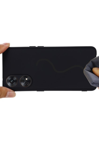 Oppo Reno8 T 4g Için Telefon Kılıfı, Kayışlı Sıvı Silikon Yumuşak Astarlı Darbeye Dayanıklı Akıllı Telefon Kılıfı-Siyah (Yurt Dışından) fırsatları