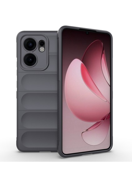 Oppo RENO13 F 5g Kılıf Düşmeye Karşı Yumuşak Tpu Sağlam Telefon Arka Kapağı-Koyu Gri (Yurt Dışından)