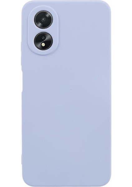 Oppo A38 4G/A18 4g Kılıf Fiber Astar Iç Tpu Telefon Kılıfı-Açık Mor (Yurt Dışından)