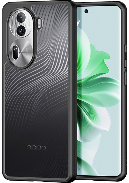 Dux Ducıs Aimo Serisi Oppo RENO11 Pro 5g (Küresel) Telefon Kılıfı Pc + Tpu Düşme Testli Kapak (Reach Sertifikası) - Siyah (Yurt Dışından)