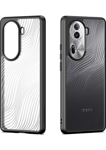 Dux Ducıs Aimo Serisi Oppo RENO11 Pro 5g (Küresel) Telefon Kılıfı Pc + Tpu Düşme Testli Kapak (Reach Sertifikası) - Siyah (Yurt Dışından) fiyatları