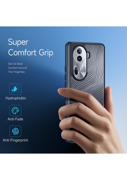 Dux Ducıs Aimo Serisi Oppo RENO11 Pro 5g (Küresel) Telefon Kılıfı Pc + Tpu Düşme Testli Kapak (Reach Sertifikası) - Siyah (Yurt Dışından) fırsatları