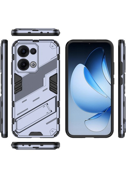 Oppo RENO13 5g (Global) Kılıf Pc + Tpu Darbeye Dayanıklı Telefon Kılıfı Kickstand Ile-Gri (Yurt Dışından) indirimleri