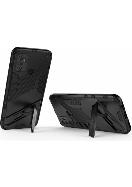 Oppo A53 4g-Turuncu Için Kickstandlı Darbeye Dayanıklı Pc+Tpu Hibrit Telefon Kılıfı (Yurt Dışından) fırsatları