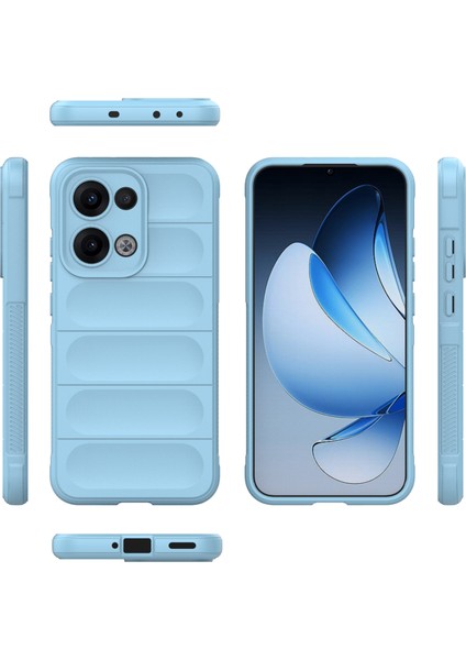 Oppo RENO13 5g(Global)Kılıf Düşmeye Karşı Yumuşak Tpu Sağlam Telefon Arka Kapağı-Bebek Mavisi (Yurt Dışından) indirimleri