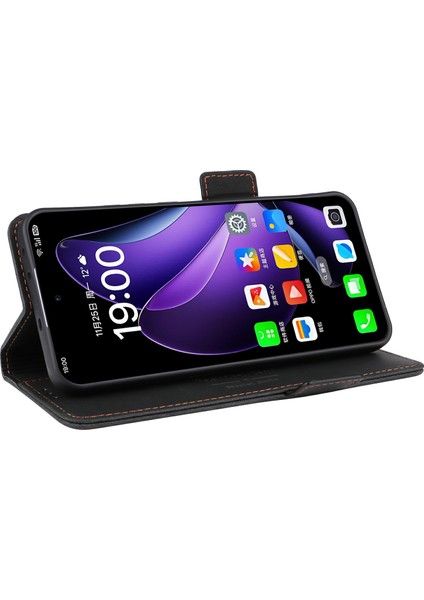 Oppo RENO13 Pro 5g Kılıf Deri Cüzdan Kapaklı Telefon Kılıfı Donanım Dekorlu-Siyah (Yurt Dışından) fırsatları