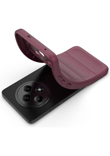 Oppo RENO12 F 5g Kılıf Düşmeye Karşı Yumuşak Tpu Sağlam Telefon Arka Kapağı-Şarap Kırmızısı (Yurt Dışından) fırsatları