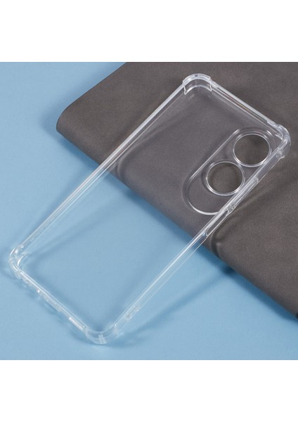 Oppo A60 4g Telefon Kılıfı Için Geliştirilmiş Dört Köşe Şeffaf Tpu Kapak (Yurt Dışından) modelleri