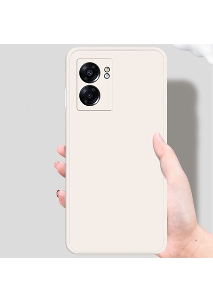 Oppo A57(2022)5G/A77 5g Darbeye Dayanıklı Ka Tpu Telefon Kılıfı Mikrofiber Astarlı Düz ​​kenar Cep Telefonu Arka Kapağı-Siyahımsı Yeşil (Yurt Dışından) indirimleri