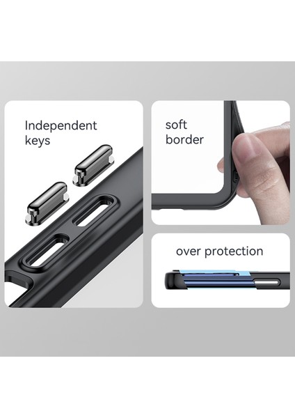 Oppo Find X5 Lite/reno7 5g (Global) Koruyucu Kılıf, Tpu + Akrilik Hibrit Kılıf Bağımsız Düğmeler Telefon Kabuğu-Siyah (Yurt Dışından) indirimleri