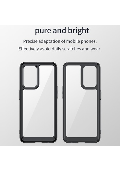 Oppo Find X5 Lite/reno7 5g (Global) Koruyucu Kılıf, Tpu + Akrilik Hibrit Kılıf Bağımsız Düğmeler Telefon Kabuğu-Şeffaf (Yurt Dışından) fırsatları