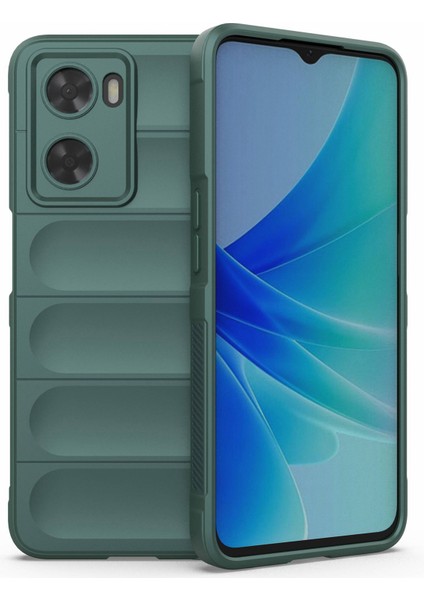 Oppo A57 4G/A57S 4g Sağlam Tasarım Tpu Telefon Koruyucu Kılıf Çizilmez Akıllı Telefon Arka Kapağı-Yeşil (Yurt Dışından)