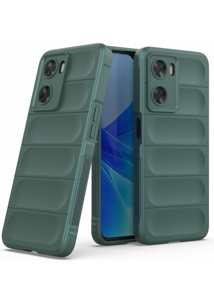 Oppo A57 4G/A57S 4g Sağlam Tasarım Tpu Telefon Koruyucu Kılıf Çizilmez Akıllı Telefon Arka Kapağı-Yeşil (Yurt Dışından) fiyatları