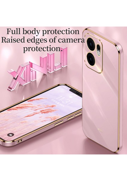 Xınlı Oppo RENO13 F 5g Kılıf Halka Kickstand Elektrokaplama Tpu Telefon Kılıfı-Mor (Yurt Dışından) indirimleri