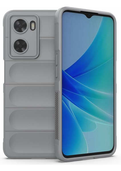 Oppo A57 4G/A57S 4g Sağlam Tasarım Tpu Telefon Koruyucu Kılıf Çizilmez Akıllı Telefon Arka Kapağı-Açık Gri (Yurt Dışından)