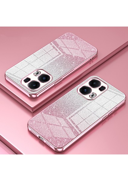 Oppo RENO13 Pro 5g Kılıf Galvanik Degrade Parıltılı Tpu Telefon Kılıfı-Pembe (Yurt Dışından) fiyatları