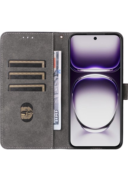 Oppo RENO12 5g (Global) Kılıf El Kayışı Rfıd Engelleme Deri Telefon Kılıfı-Yeşil (Yurt Dışından) modelleri