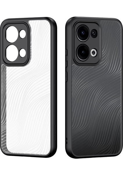 Oppo RENO13 5g (Global) Kılıf Dux Ducıs Aimo Serisi Tpu+Pc Mat Düşmeye Dayanıklı Telefon Kılıfı (Reach Sertifikası)-Siyah (Yurt Dışından) fiyatları