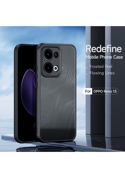 Oppo RENO13 5g (Global) Kılıf Dux Ducıs Aimo Serisi Tpu+Pc Mat Düşmeye Dayanıklı Telefon Kılıfı (Reach Sertifikası)-Siyah (Yurt Dışından) modelleri