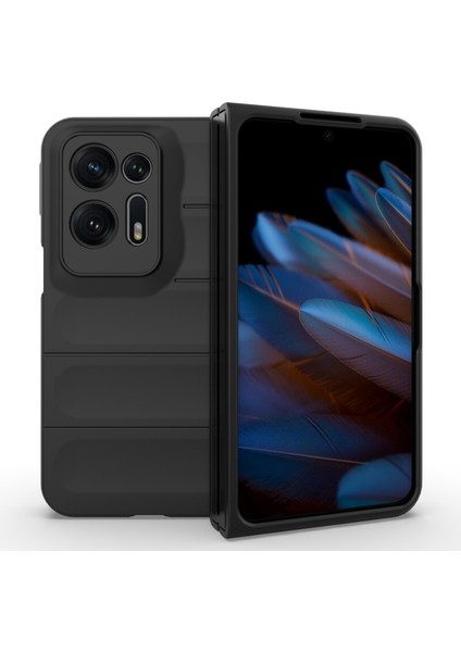 Oppo Find N2 5g Sert Pc Telefon Kılıfı Darbe Emici Arka Kapak-Siyah (Yurt Dışından) indirimleri