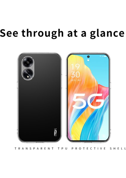 Mofı Oppo A1 5g Şeffaf Tpu Telefon Kılıfı Çizilmez Koruyucu Telefon Kılıfı (Yurt Dışından) modelleri