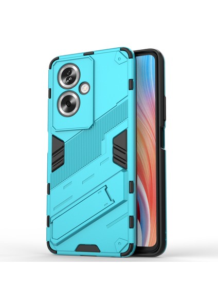 Oppo A79 5g/a2 5g Telefon Kılıfı Çizilmeye Dayanıklı Pc+Tpu Kickstand Kılıfı-Bebek Mavisi (Yurt Dışından)