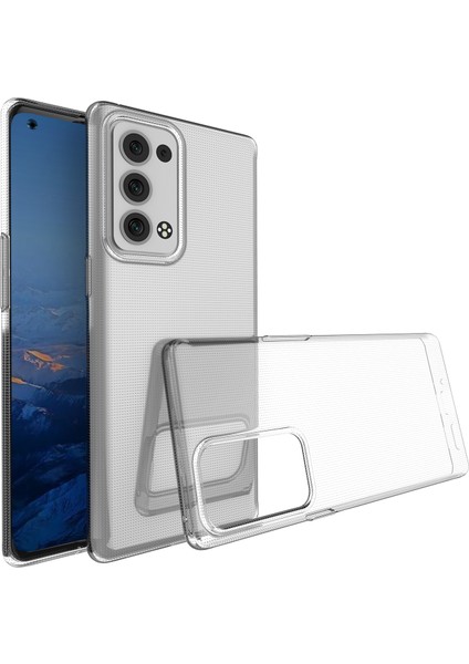 Oppo Reno6 Pro+5g/pro 5g (Snapdragon) Için Ultra Ince Kristal Şeffaf Tpu Telefon Arka Kılıfı (Yurt Dışından)