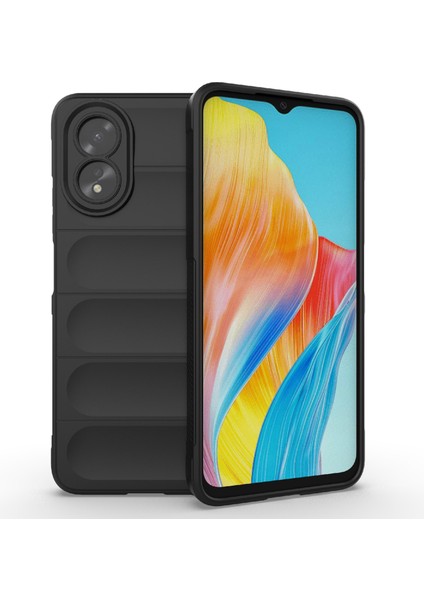 Oppo A38 4g Kılıf Düşmeye Dayanıklı Sağlam Telefon Tpu Kılıfı-Siyah (Yurt Dışından)