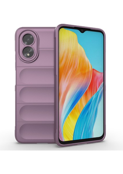Oppo A38 4g Kılıf Düşmeye Dayanıklı Sağlam Telefon Tpu Kılıfı-Açık Mor (Yurt Dışından)