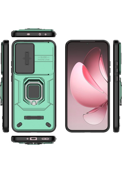 Oppo RENO13 Pro 5g Kılıf Pc+Tpu Kickstand Telefon Koruyucu Lens Kapağı-Yeşil (Yurt Dışından) fırsatları
