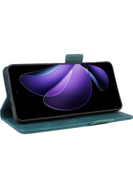 Oppo RENO13 F 5g Kılıf Deri Cüzdan Kapaklı Telefon Kılıfı Donanım Dekorlu-Mavi (Yurt Dışından) fırsatları