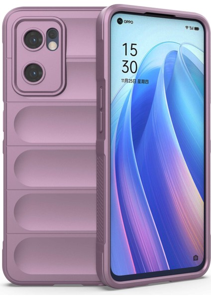 Oppo Reno7 5g (Global) Için Yumuşak Tpu Arka Kapak Iyi Korunan Düşmeye Karşı Dayanıklı Telefon Kılıfı-Açık Mor (Yurt Dışından)