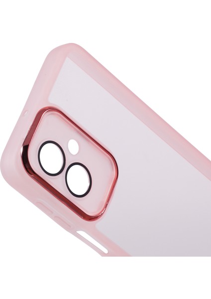 Dksm Serisi Motorola Moto G54 5G/G54 Power 5G/G64 5g Kılıf Elektrolizle Kaplanmış Kamera Çerçevesi Tpu Telefon Kılıfı-Şeffaf Pembe (Yurt Dışından) indirimleri