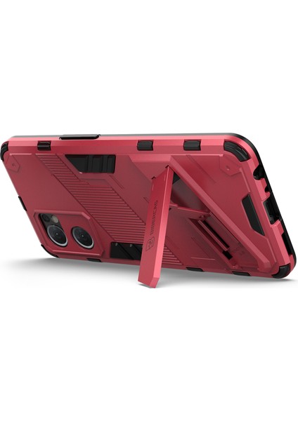 Oppo Reno7 5g (Global) Sert Pc + Yumuşak Tpu Telefon Arka Kapak Koruyucu Kılıf Kickstand ile Düşmeye Karşı Telefon Kılıfı-Gül (Yurt Dışından) modelleri