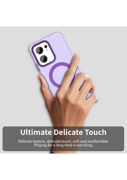 Oppo RENO13 F 5g Kılıfı Magsafe Anti Drop Hibrit Telefon Arka Kapağı ile Uyumlu-Mor (Yurt Dışından) indirimleri