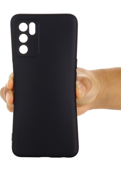 Mikrofiber Astar Darbeye Dayanıklı Hassas Kesik Düz Renk Sıvı Silikon Telefon Kılıfı ve Oppo A16/A16S (Küresel) Için Kullanışlı Kayış - Siyah (Yurt Dışından) indirimleri
