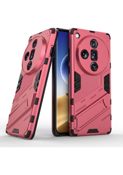 Oppo Find X7 Ultra Kickstand Kılıf Pc+Tpu Koruyucu Telefon Kılıfı-Gül (Yurt Dışından) fiyatları