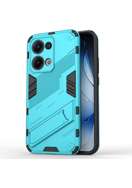 Oppo RENO13 5g (Global) Kılıf Pc + Tpu Darbeye Dayanıklı Telefon Kılıfı Kickstand ile - Bebek Mavisi (Yurt Dışından)