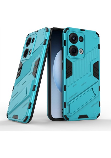 Oppo RENO13 5g (Global) Kılıf Pc + Tpu Darbeye Dayanıklı Telefon Kılıfı Kickstand ile - Bebek Mavisi (Yurt Dışından) fiyatları